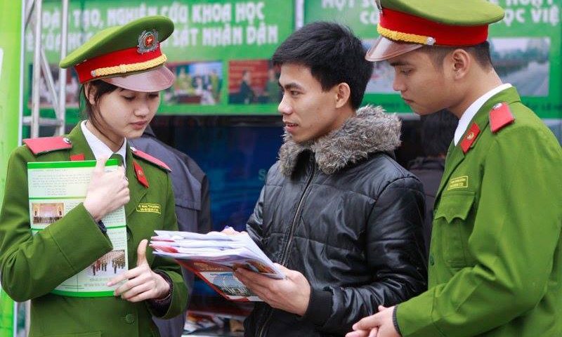 dieu kien xet tuyen vao cac truong cong an