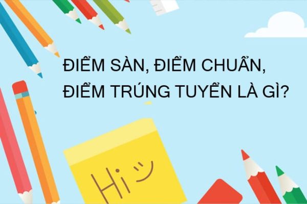 diem san diem chuan diem trung tuyen la gi
