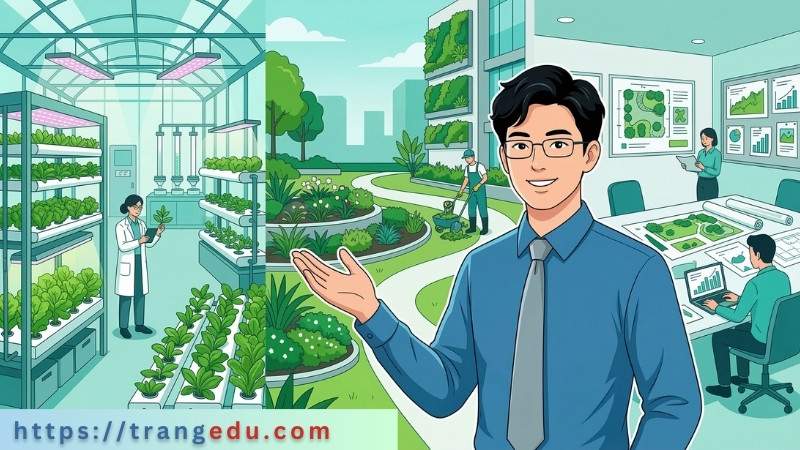 Cơ hội nghề nghiệp ngành Công nghệ Rau hoa quả và cảnh quan như nào
