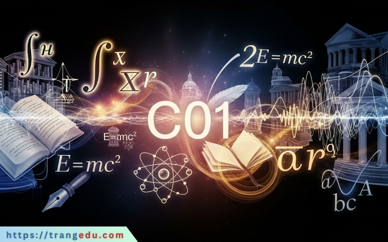 Khối C01 gồm những ngành nào?