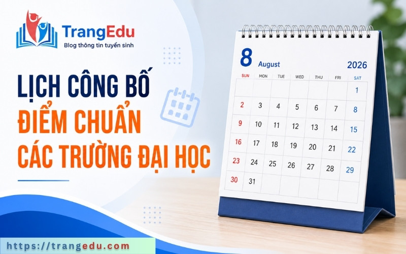 Lịch công bố điểm chuẩn các trường đại học