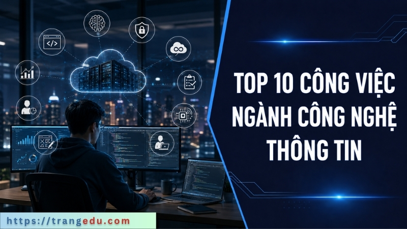 top công việc ngành công nghệ thông tin