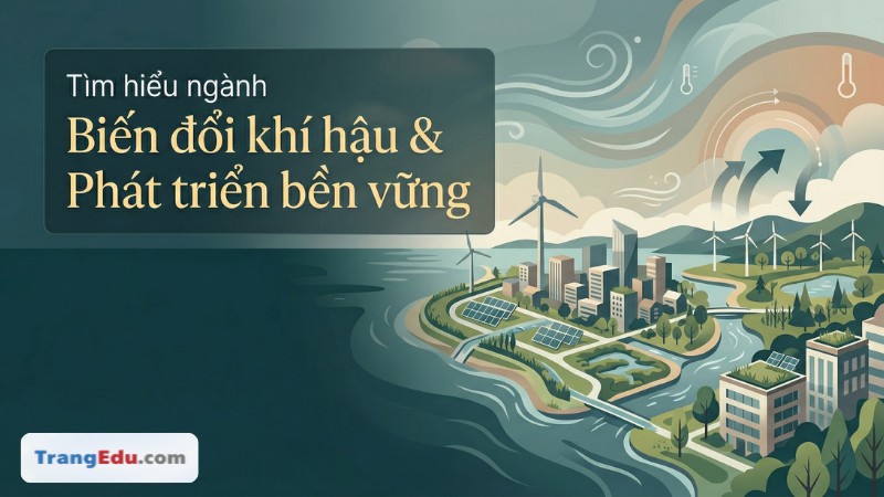 Tìm hiểu ngành Biến đổi khí hậu và phát triển bền vững