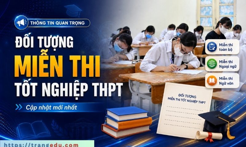 Đối tượng miễn thi tốt nghiệp THPT