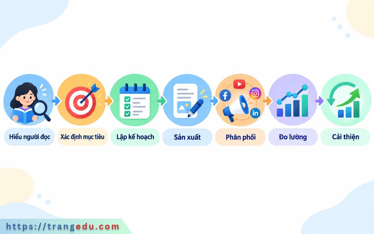 Quy trình công việc Content Marketing