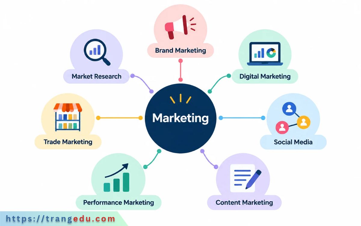 Các hướng nghề trong Marketing