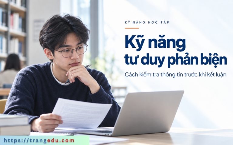Kỹ năng tư duy phản biện: Cách kiểm tra thông tin trước khi kết luận
