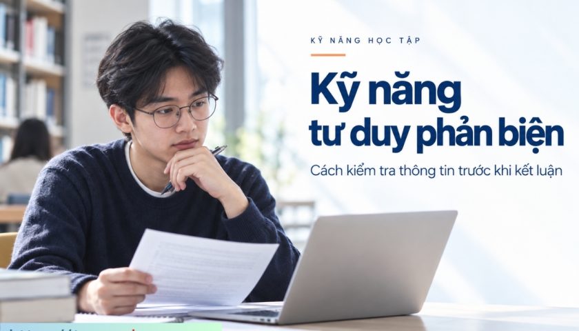 Kỹ năng tư duy phản biện trong học tập và đánh giá thông tin