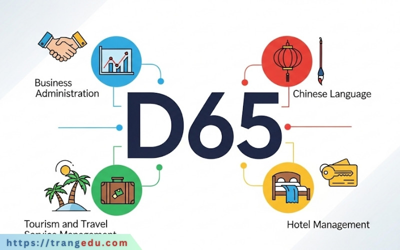 khối d65 gồm những ngành nào