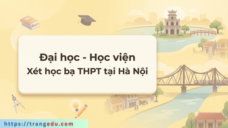 đại học xét học bạ tại Hà Nội