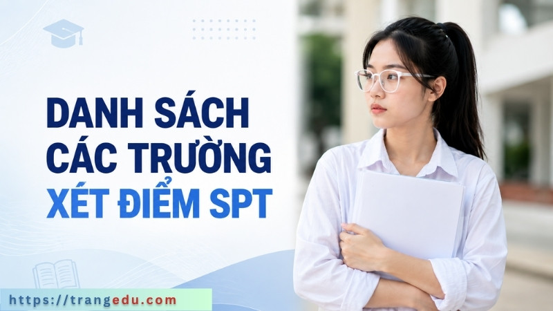 Danh sách các trường xét điểm thi SPT